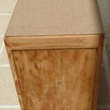 Art Deco 3-drawer wooden chest of drawers - Completely restored and refurbished -
