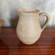 Lot ancien service thé café style vallauris céramique beige 9p vintage #b843