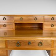 Art Deco walnut desk, France, circa 1940