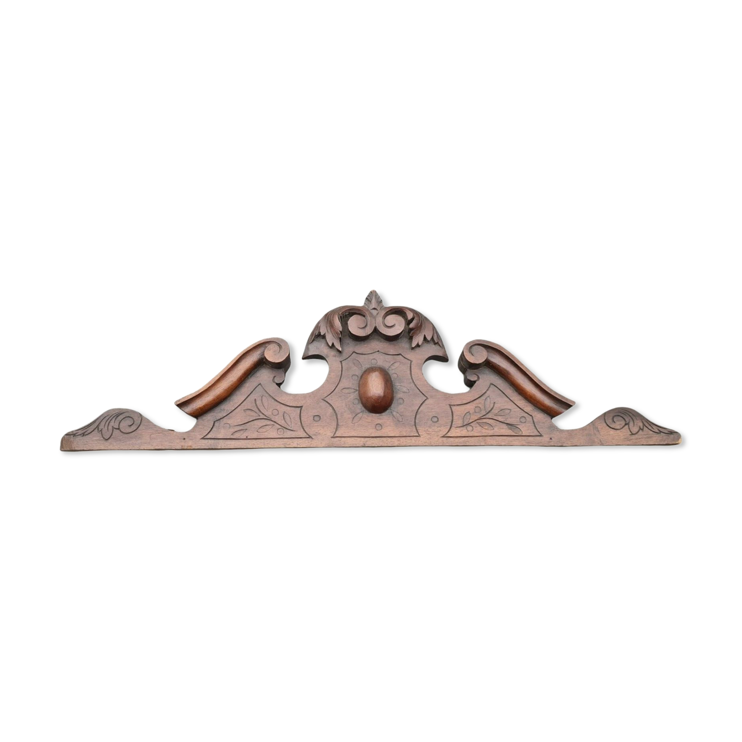Wooden pediment for door or furniture