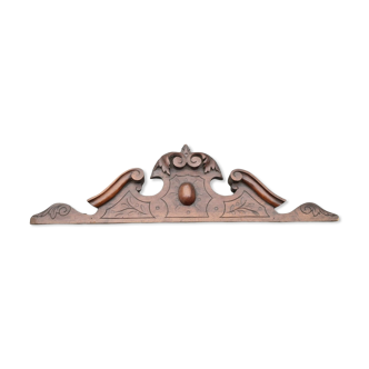 Wooden pediment for door or furniture