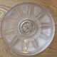 Old glass cut molded satin art deco