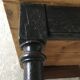 Large farmhouse table 180 cm feet turned - early twentieth