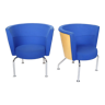 Pairs of Scandinavian armchairs