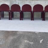 6 chairs by Gae Aulenti for Knoll