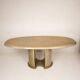 Angelo Mazzola parchment table produced by Ar.Vi Salpol, 1980