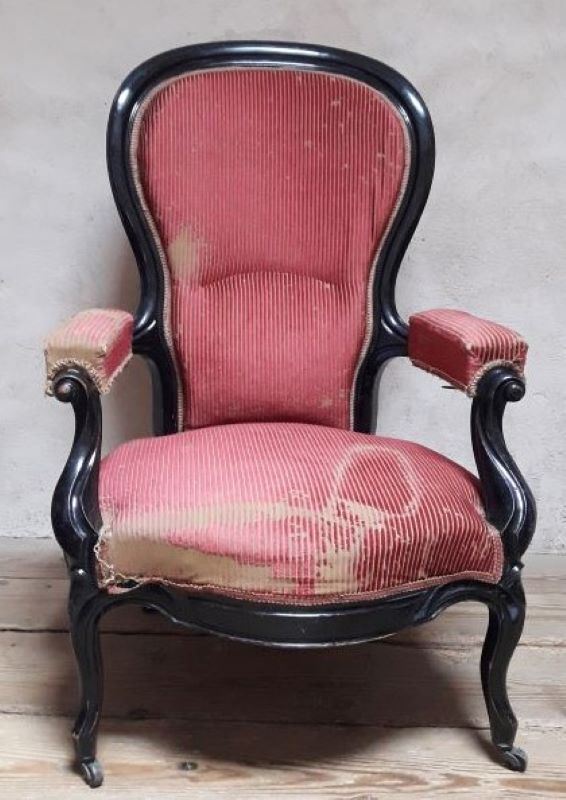 Voltaire armchair with rack and pinion XIX°