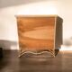 Commode vintage en rotin naturel