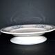 ART DECO mounted plate, Longwy earthenware footed bowl, 1920-1930