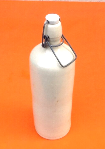 Bottle / Old hot water bottle Glazed stoneware