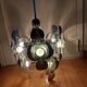 Lustre vintage 70, Oscar Torlasco , 9 feux