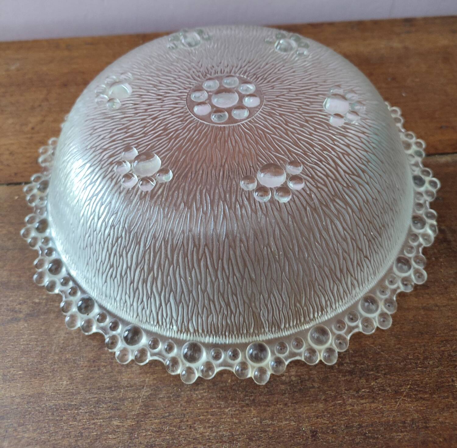 Masserini Barocco glass salad bowl