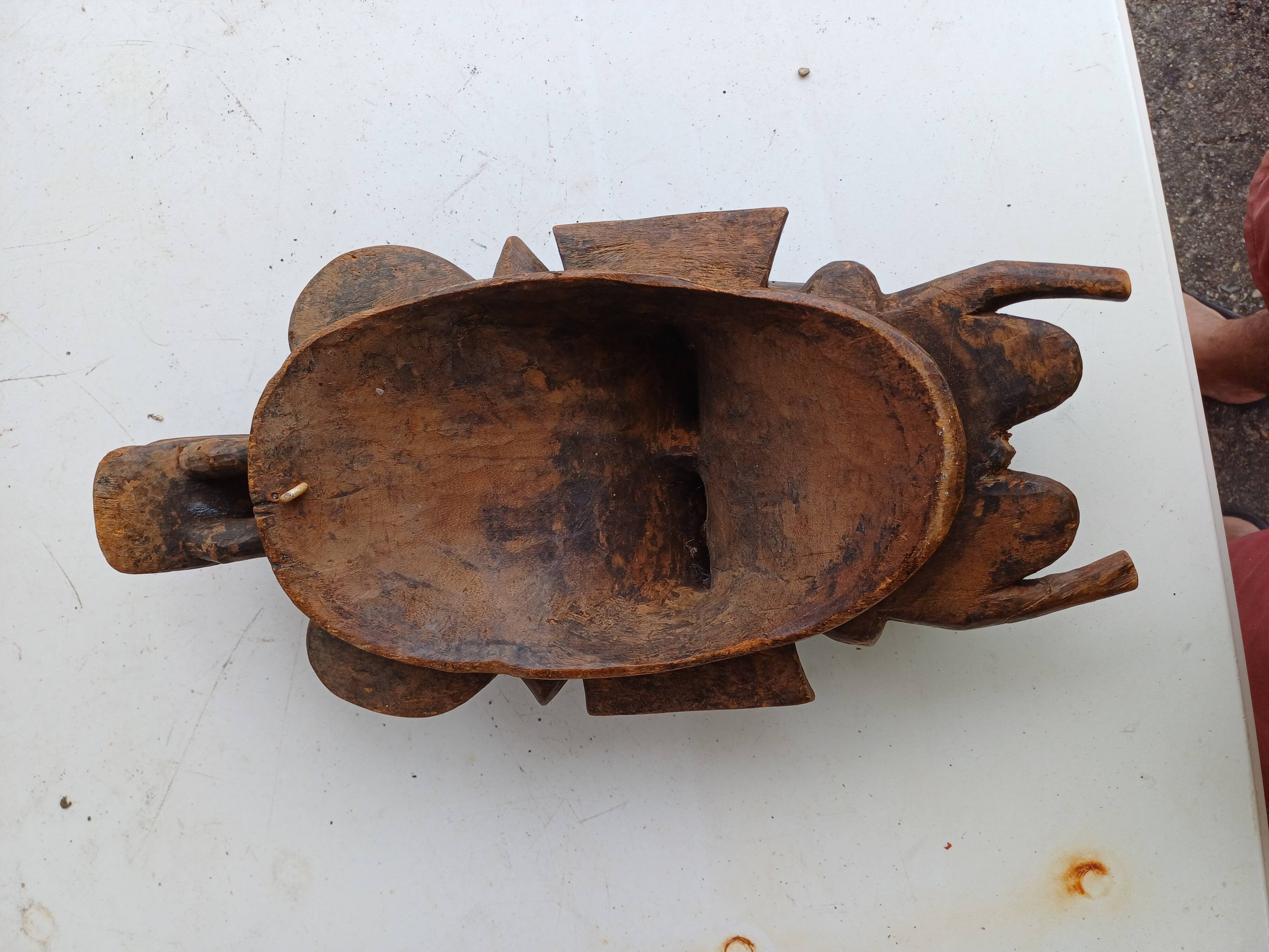 Double-sided African mask