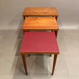 Coffee table pull-out Scandinavian design 1950