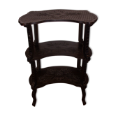 Console Napoleon period lll blackened wood