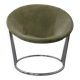 Vintage Suede Lounge Chair by Lusch Germany, 1960s