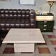 Roche Bobois table basse travertine