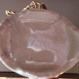 Old vintage ceramic lamp foot signed Asia China Japan