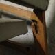 Fauteuil 1950 skaï vintage tbe