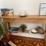 Solid wood console