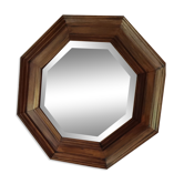 Beveled octagonal mirror