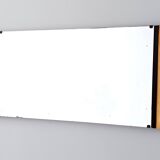 Rectangular Ebonized beech and Maple Wall Mirror Attr. to Paolo Buffa, Ital
