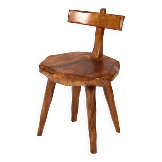 Butalist chair in olive tree, 1960s
