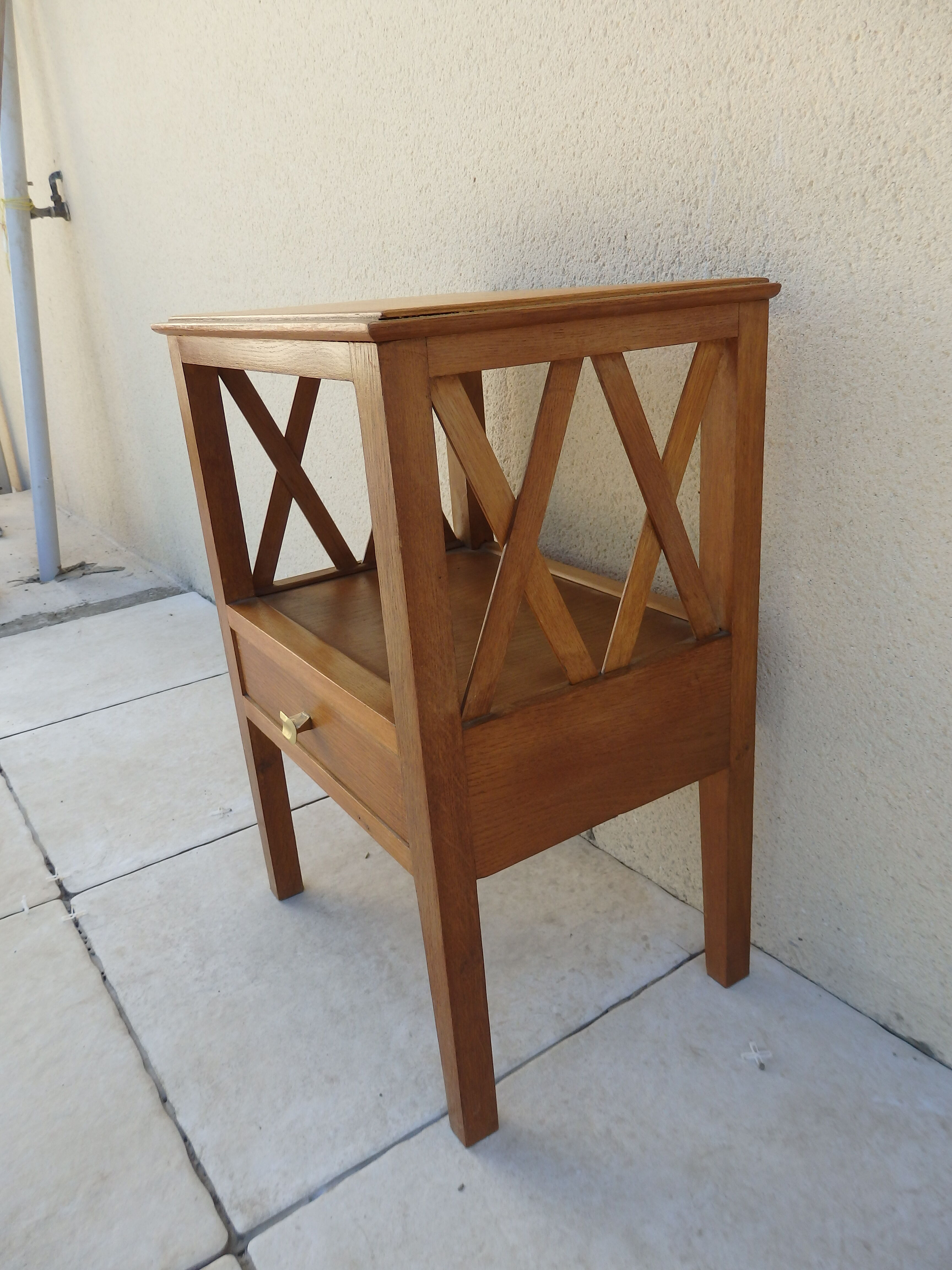 Scandinavian vintage bedside table