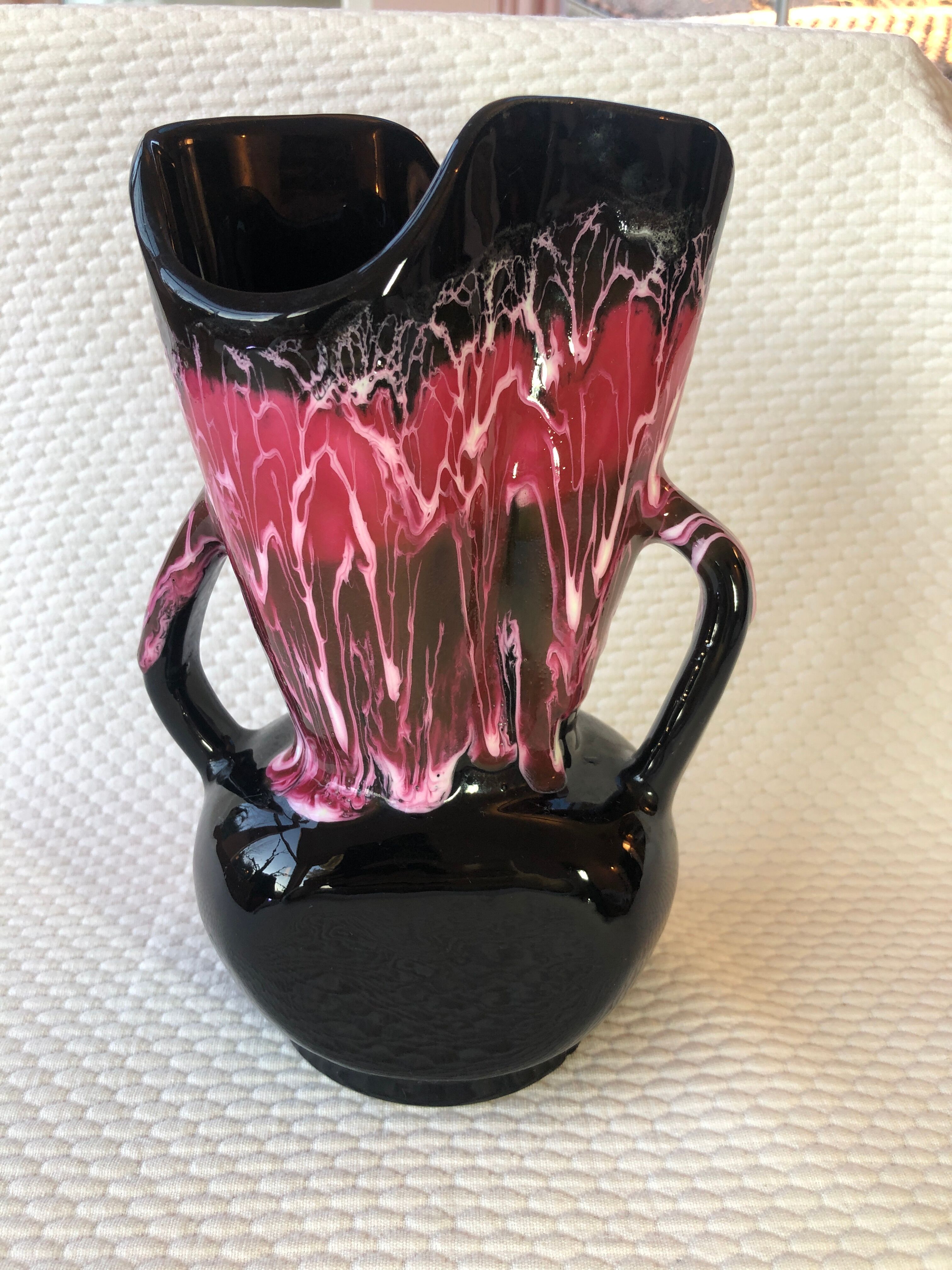 Vallauris foam ceramic vase