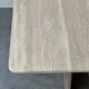 Set of three Italian travertine nesting / side tables, 1970s–1980s