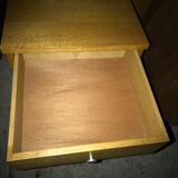 Headboard with bedside suspended 1960 vintage