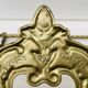 Bronze Coat Rack and Wall Shelf, Vintage, Louis XV Style