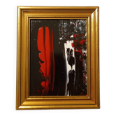 Small abstract painting