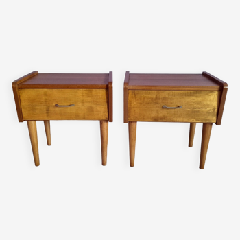 a pair of vintage bedside tables. 1950/1960