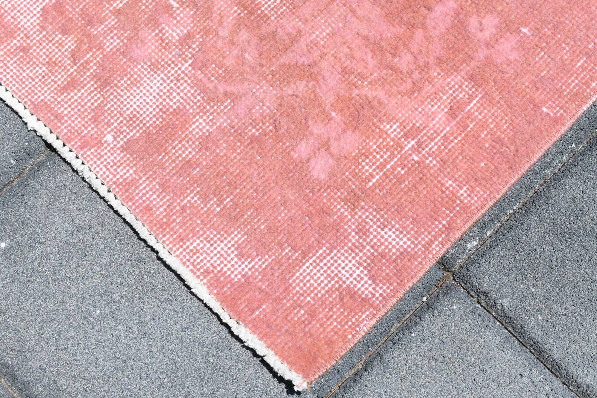 Dusty Pink Decorative Vintage Rug For Living Room, 210x325 Cm