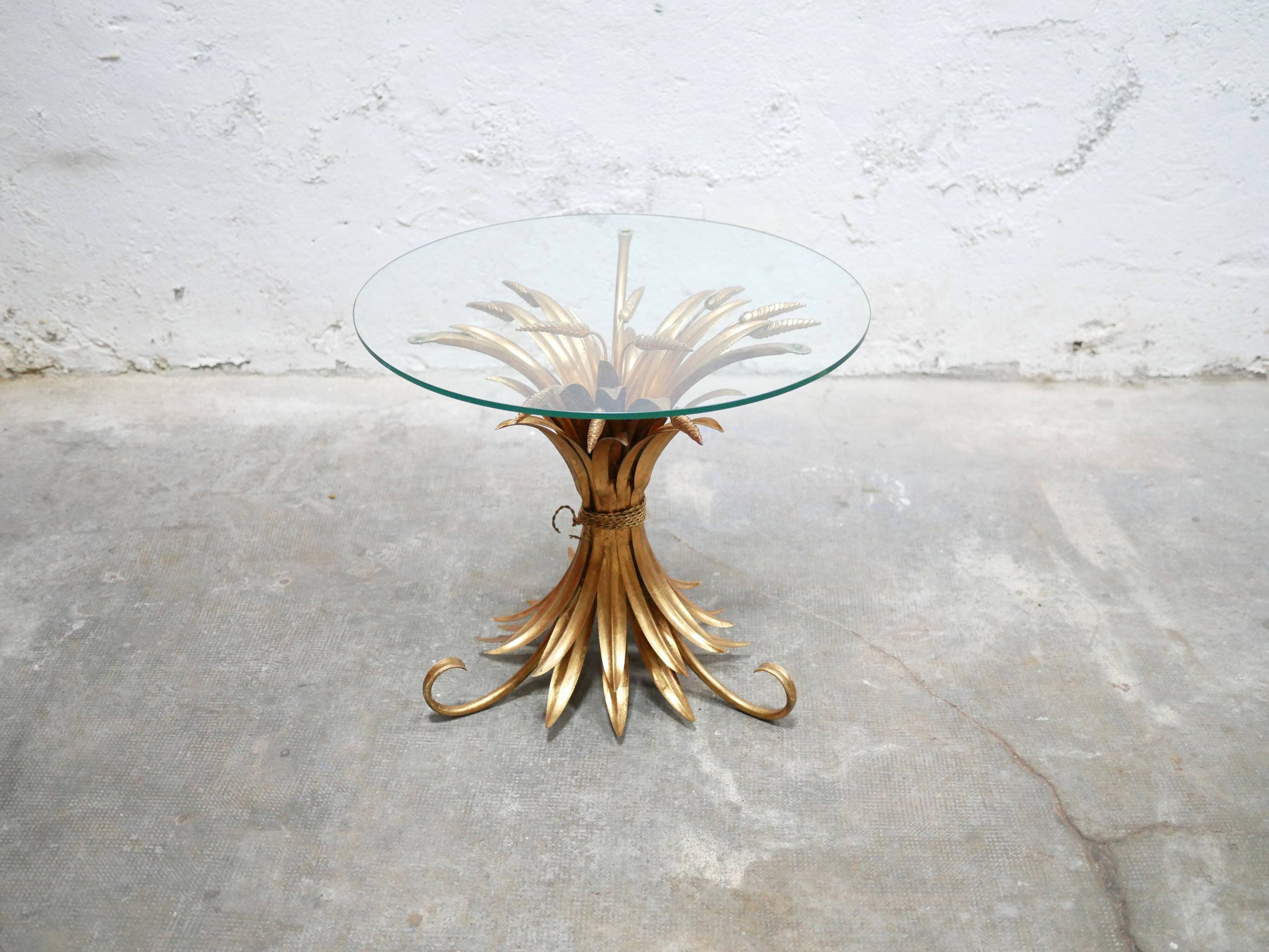 Coco Chanel vintage wheat sheaf side table
