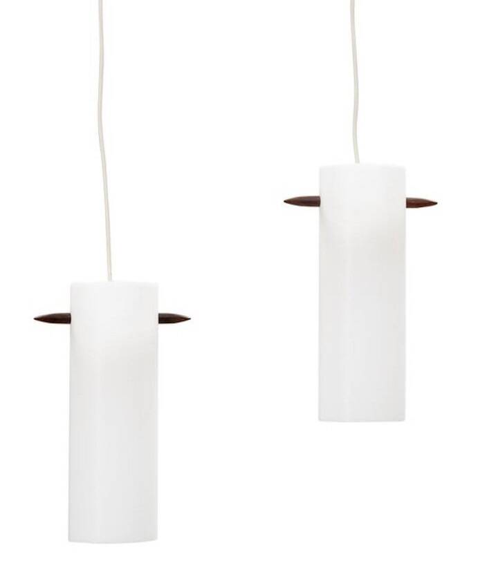 Luxus Ceiling pendant, acrylic and rosewood