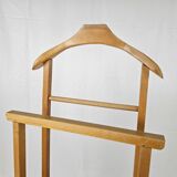 Light valet stand in beech