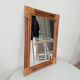 Vintage bamboo and rattan mirror from the 60s/70s, 50*40 cm.