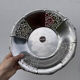 Plat coupe corbeille en métal argenté Alessi