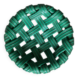 Woven ceramic basket