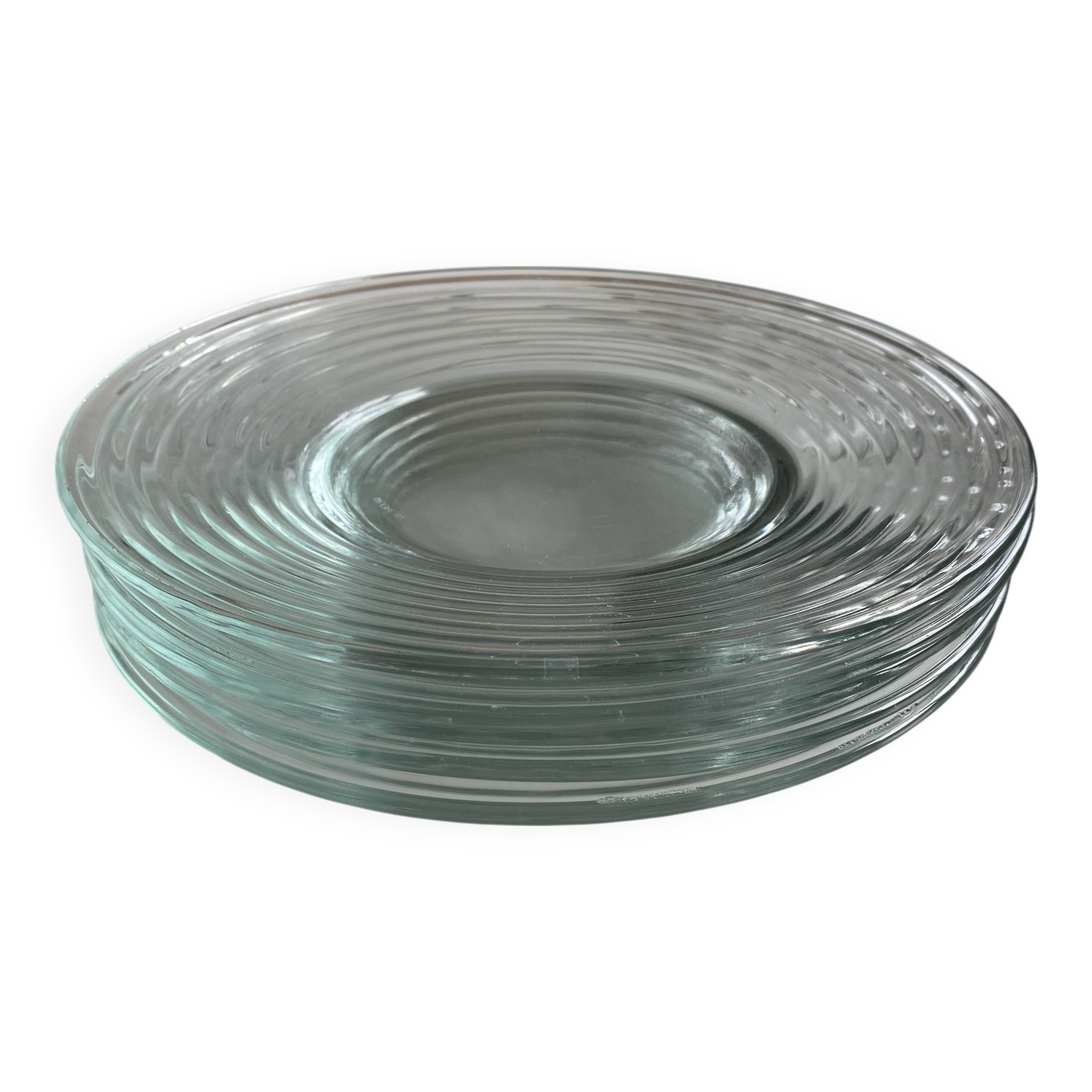 set of 5 transparent plates Pasari Indonesia