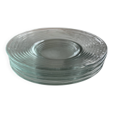 set of 5 transparent plates Pasari Indonesia