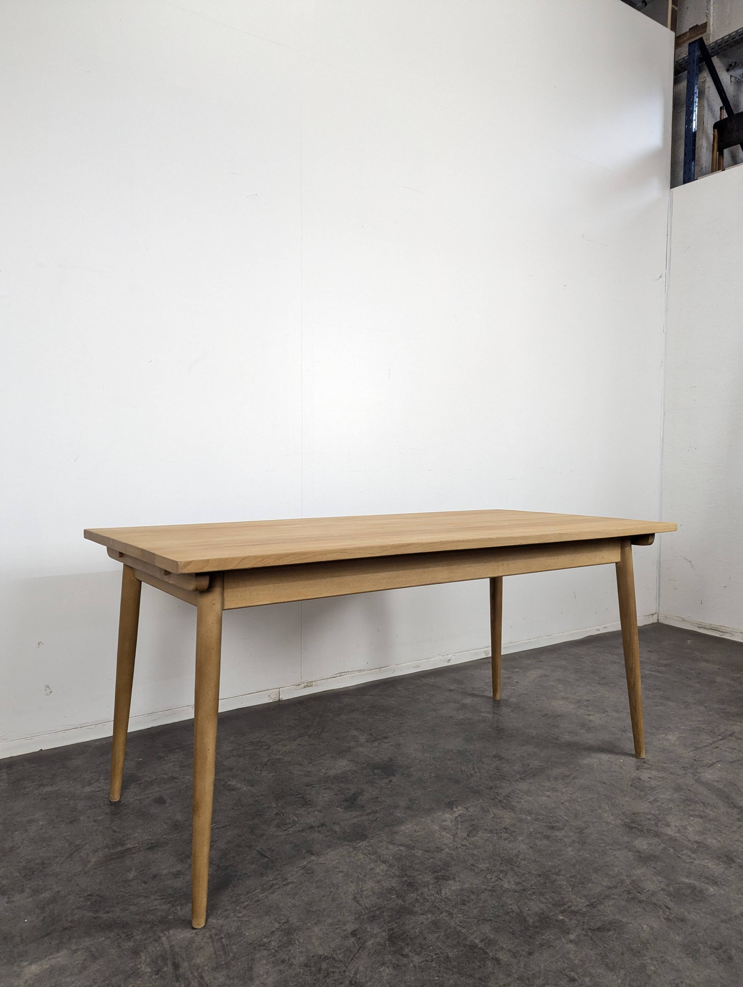 Scandinavian-style beech table