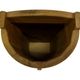 Vintage umbrella holder in oak basket storage design of the 1960s minimalist design