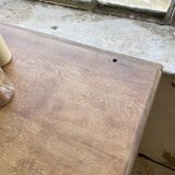 XXL solid oak counter sideboard