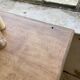 XXL solid oak counter sideboard