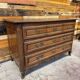 19th-century oak chest of drawers