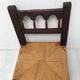 Vintage children's straw chair 70