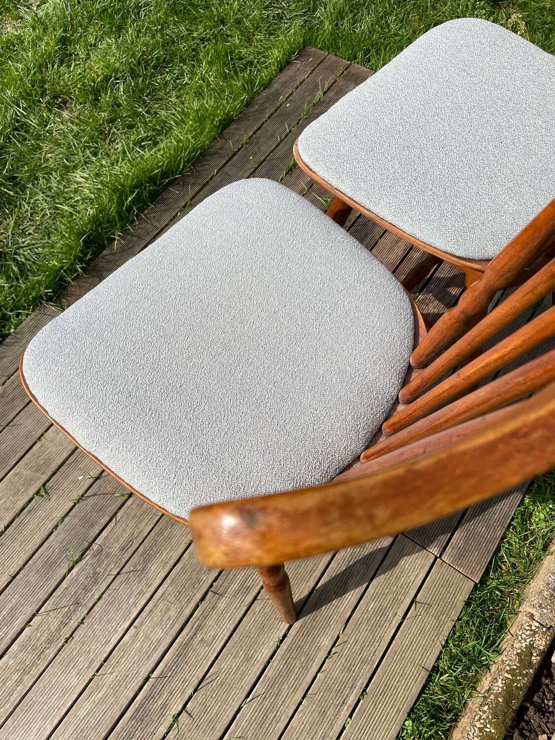 Paire de chaises bistrot Bauman vintage modèle Tacoma